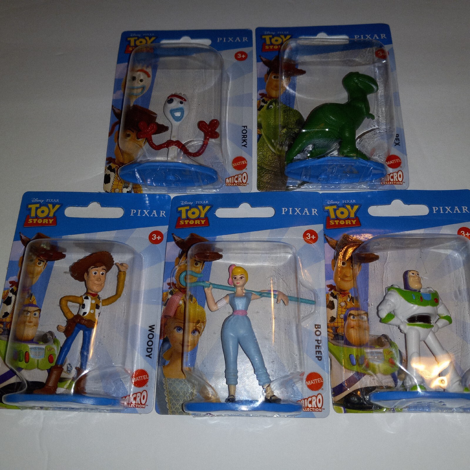 Toy Story Micro Collection Lot Of 5 Mini Figures Disney Pixar Mattel Woody Buzz