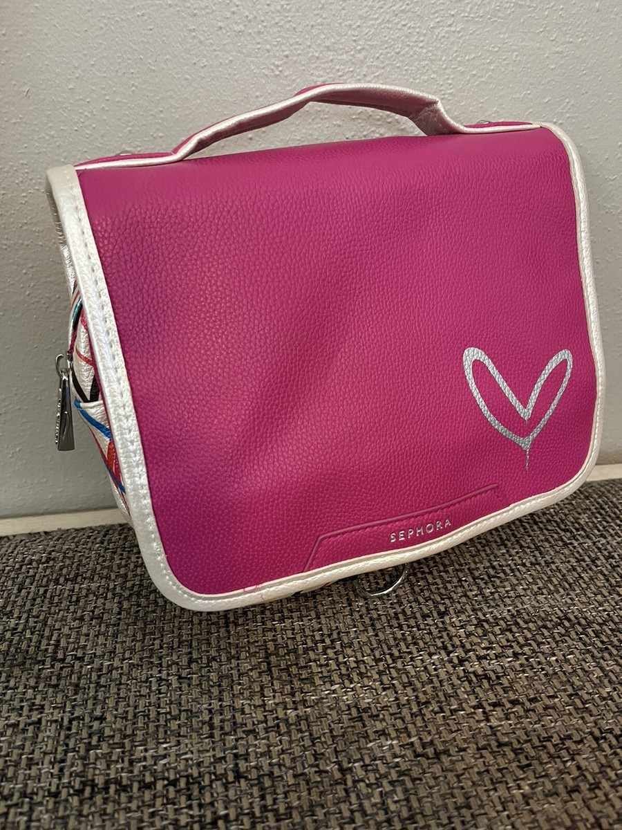 Sephora Hanging Makeup Organizer Bag Travel (heart Print)