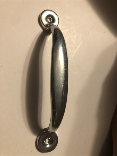 NOS 4 3/4” Bright Zinc Finish Drawer Pull - 第 1/3 張圖片