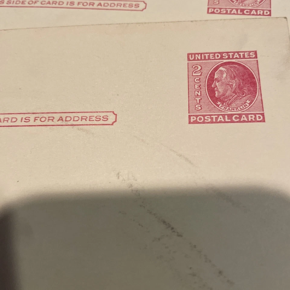 1880s Jefferson Postal Card + 5- 1950’s Franklin 2C Cards + Hanson 6C + 1- 7/10 - Image 4 of 4