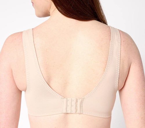 Breezies~Soft Support Lace Wirefree Bra~3X~Black~A676780~No Padding - Picture 2 of 2