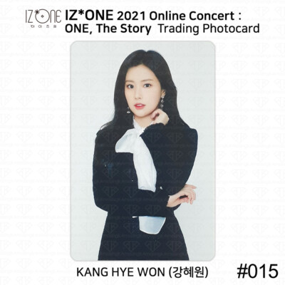 IZ*ONE 2021 One The Story Online Concert Trading card Photocard