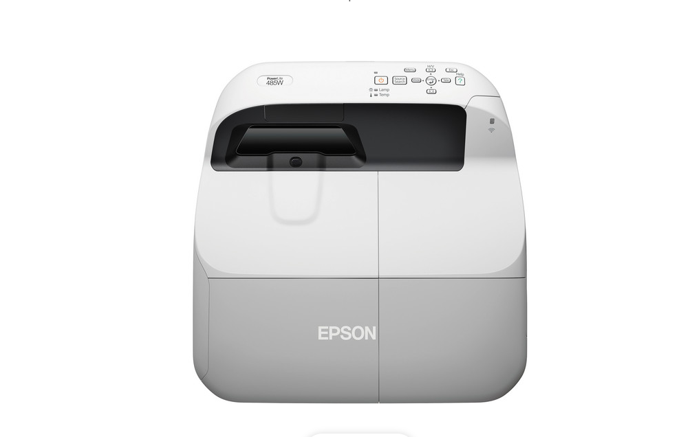 Epson PowerLite 485W 3LCD Projector 3100 Lumens - with power and Epson PowerLite 485W 3LCD Projector 3100 Lumens - with power and