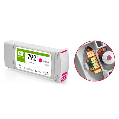 6PC HP 792 Ink Cartridge Chip For HP 210 260 280 Designjet L26100 L26500 L28500 - Picture 2 of 3