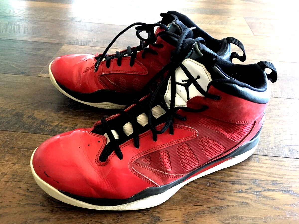 Nike Jordan Flight Team 11 Men's Retro Custom Red/Black Size 12 428777-601