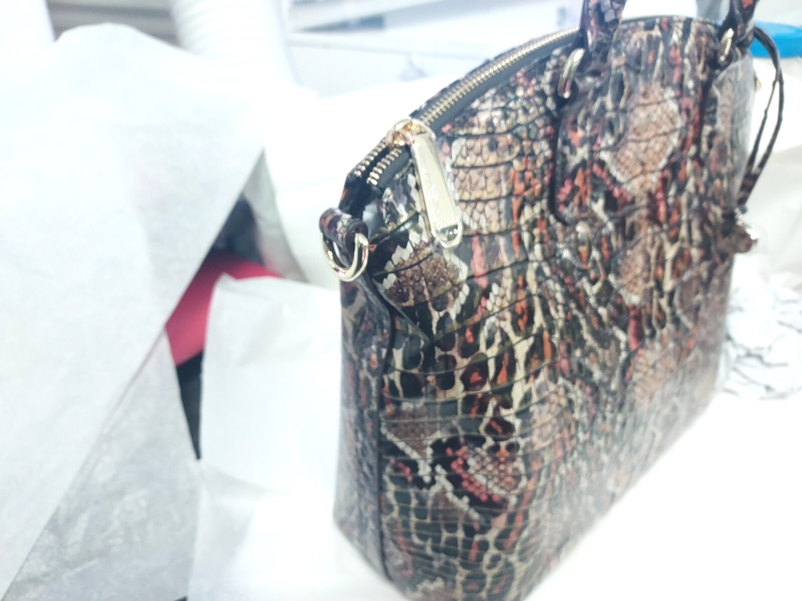 Brahmin Large Duxbury Satche Charisma Melbourne Leather Tote Bag shoulder Purse eBay