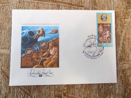 First day issue stamped envelope cover stamp FDC Space cosmonautics astronautics - Picture 3 of 6