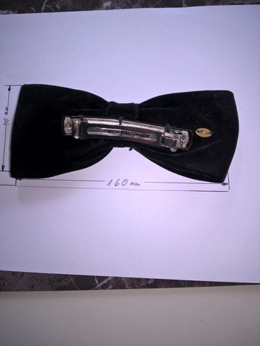 chanel Haarschmuck/Samtschleife schwarz - Bild 2 von 3