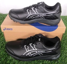 NIB Asics Golf Gel Preshot Men's Spikeless Golf Shoes, Black, 1111A210-001
