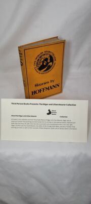 #ad Stories by Ernst Theodor Wilhelm Hoffmann.; Mowrer Collection $23.99