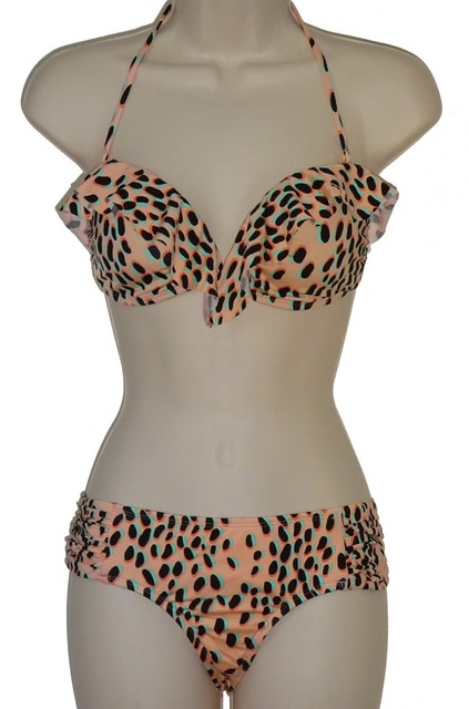 womens ruffle bikini top