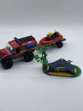 ONE PATTERN　P-MODEL Amazon.com: LEGO City Fire 4x4 Fire Truck with Rescue Boat