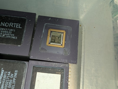 365g or 0.8lb lot of Nortel Vintage Ceramic CPU for Scrap Gold Recovery - Picture 3 of 9