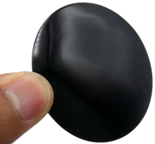 (4 Pack) Black Wheel Center Cap Decal Emblem Stickers 2.20" / 56mm