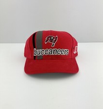 NEW Vintage 90s Tampa Bay Buccaneers Logo Athletic Hat NFL Pro Line Red
