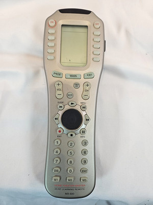 Home Theater Master MX-600 Universal Programmable Learning Remote TESTED