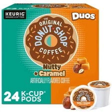 The Original Donut Shop Duos Nutty + Caramel Keurig Single-Serve K-Cup Pods-24ct