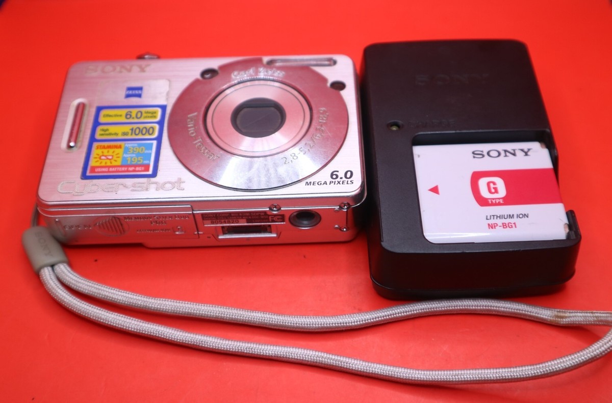 Sony Cyber-shot DSC-W50 6.0MP Digital Camera - Silver for