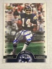 2005 Upper Deck NFL Legends - Dan Fouts #83 San Diego Chargers Autograph HOF