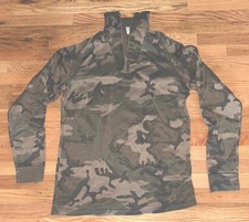 VTG Cabela's Fleece GoreTex Hunting Jacket USA Green Woodland Camo Men XL Tall