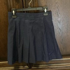 Vintage 90s Nike Pleated Navy Tennis Skirt Size 4 Small Made in USA