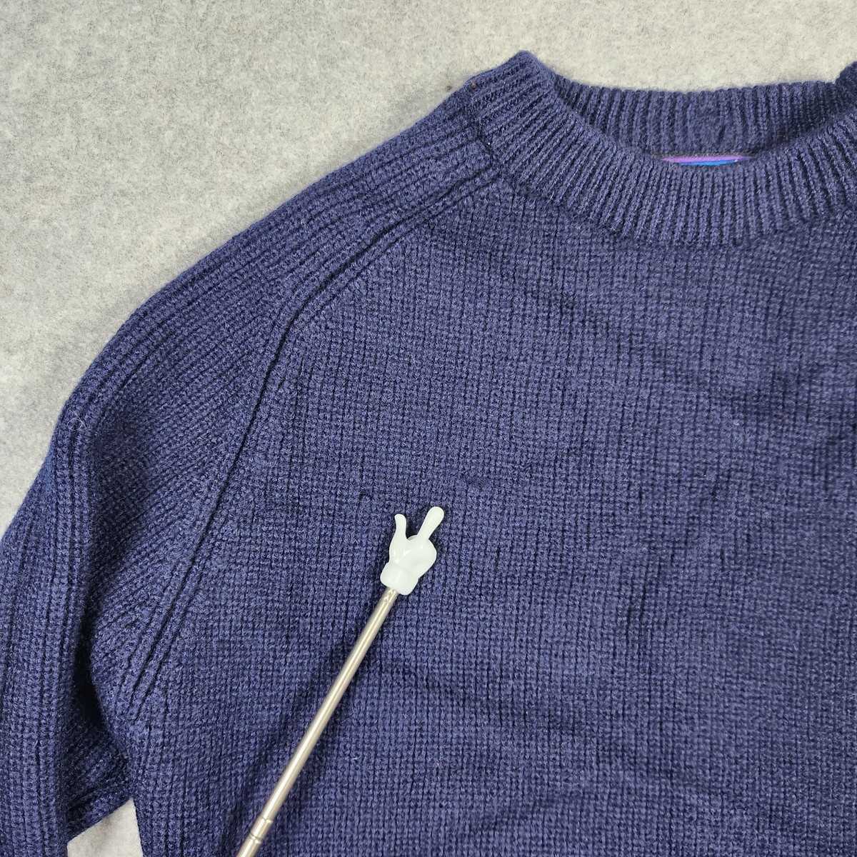 Vintage Patagonia Guide Sweater Tag Large Fits Small Blue Wool