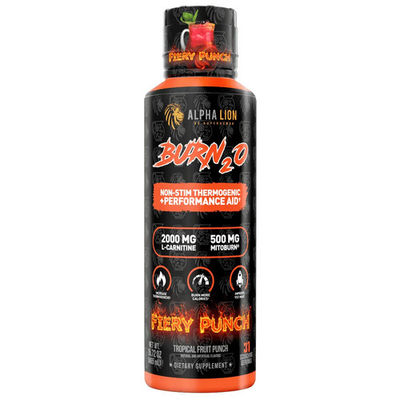 #ad Alpha Lion Burn2O Stim Free Liquid Thermogenic Fiery Punch $39.99
