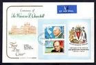 British Antarctic Territory - 1974 Churchill MS on Cotswold First Day Cover