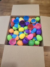 3 LBS Variety Plastic Easter Eggs For Candy Stuffers Large Small Sizes