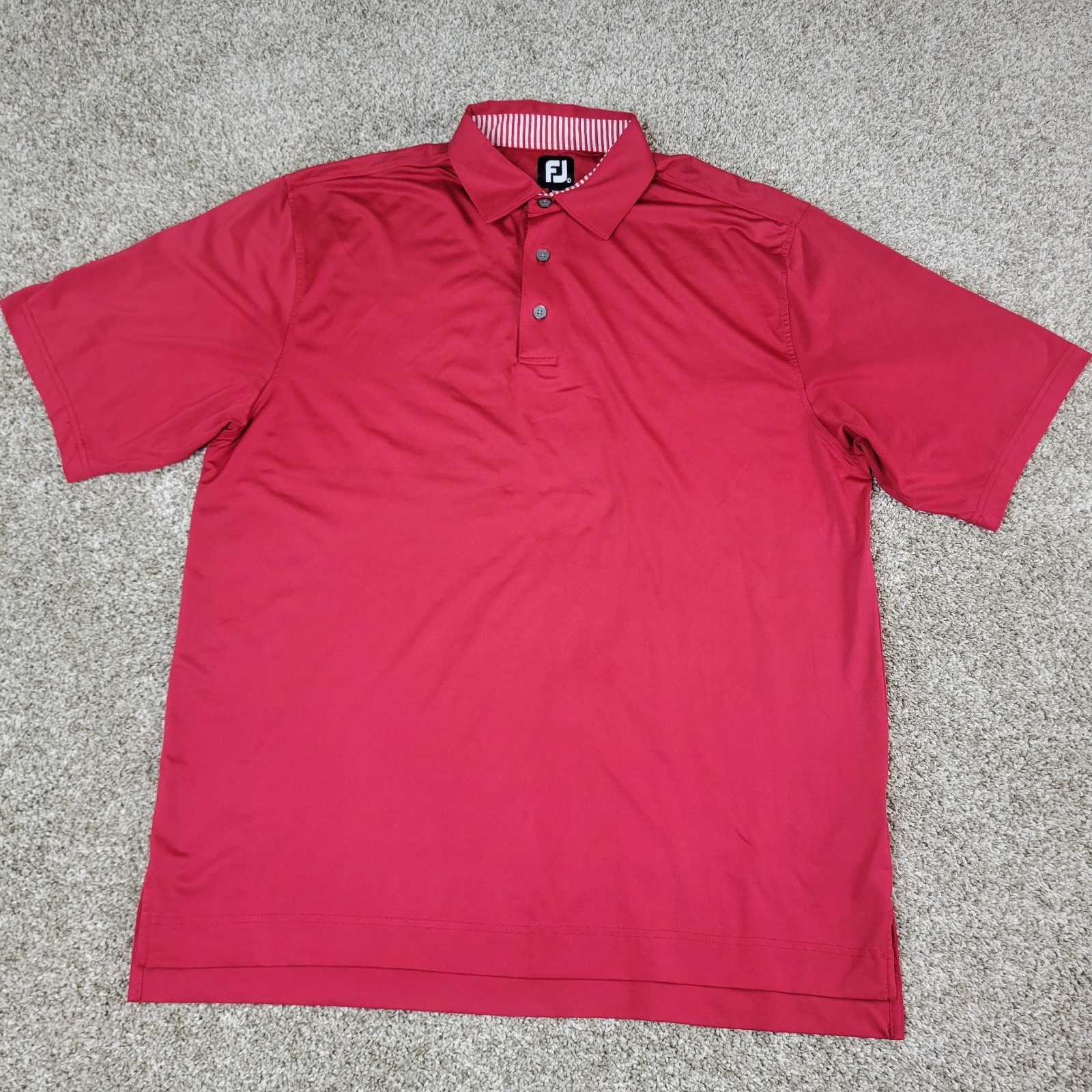 FootJoy Mens Large Solid Red Performance Stretch … - image 2