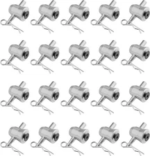 20Pcs Aluminum Half Conical Coupler with Clips Pins for Stage Truss Fit F34 F33