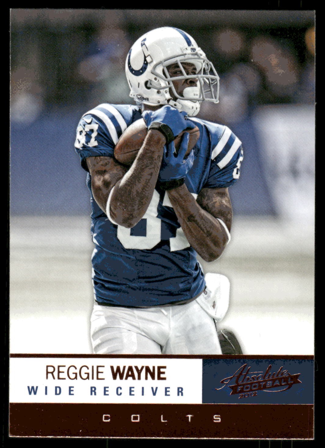 2012 Panini Absolute #20 Reggie Wayne Retail Indianapolis Colts HOF NFL Football
