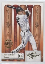 2019 Panini Leather & Lumber Bats Embossed Gold Proof Trey Mancini #51 05n7