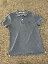 Rodd  Gunn Polo polo shirt mens Medium blue short sleeve casual sports fit