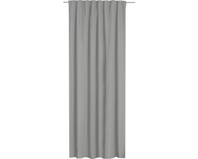 Vorhang mit Universalband Sundown grau 140x255 cm