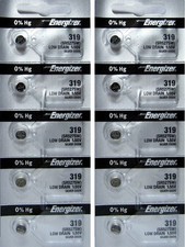 10 Pk 319 Energizer Watch Batteries