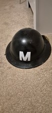 WWII British Mk II “Brodie” Tommy Helmet (steel) –Civil Defence / Auxiliary 