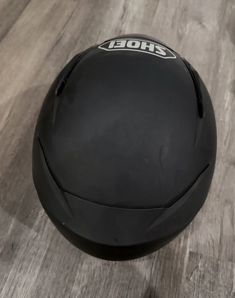 Casco Shoei RF-1400 negro mate mediano con unidad de cardo y visera transparente - Excelente Foto 3 de 4