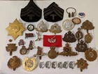 Vintage Military Badge Lot Australian British WW1 WW2