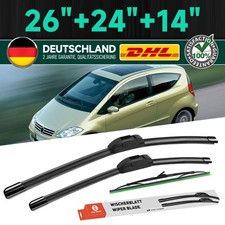 Scheibenwischer Satz Vorne Hinten Für Mercedes A-KLASSE (W168) BJ 1997 - 2004 DE Scheibenwischer Satz Vorne Hinten Für Mercedes A-KLASSE (W168) BJ 1997 - 2004 DE