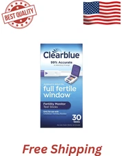 Clearblue Fertility Identify Home Monitor Family Planning Hormone Test 30 Sticks