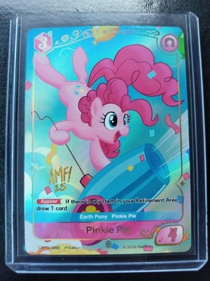 Pinkie Pie BP01-GR03 Shining Gold Signed Foil AMF! 25 KAYOU TCG ENG