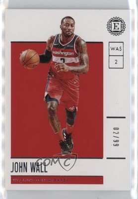 2019-20 Panini Encased 2/99 John Wall #50 v7j