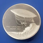 Sterling Silver Round Franklin Mint History of Flight 38.10 gram (1.13 ozt .999)