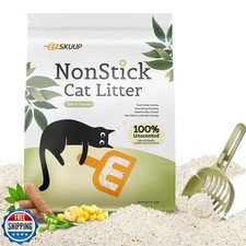 Non-Stick Strong Clumping Cat Litter, Plant Odor Control Tofu Cat Litter  Ca