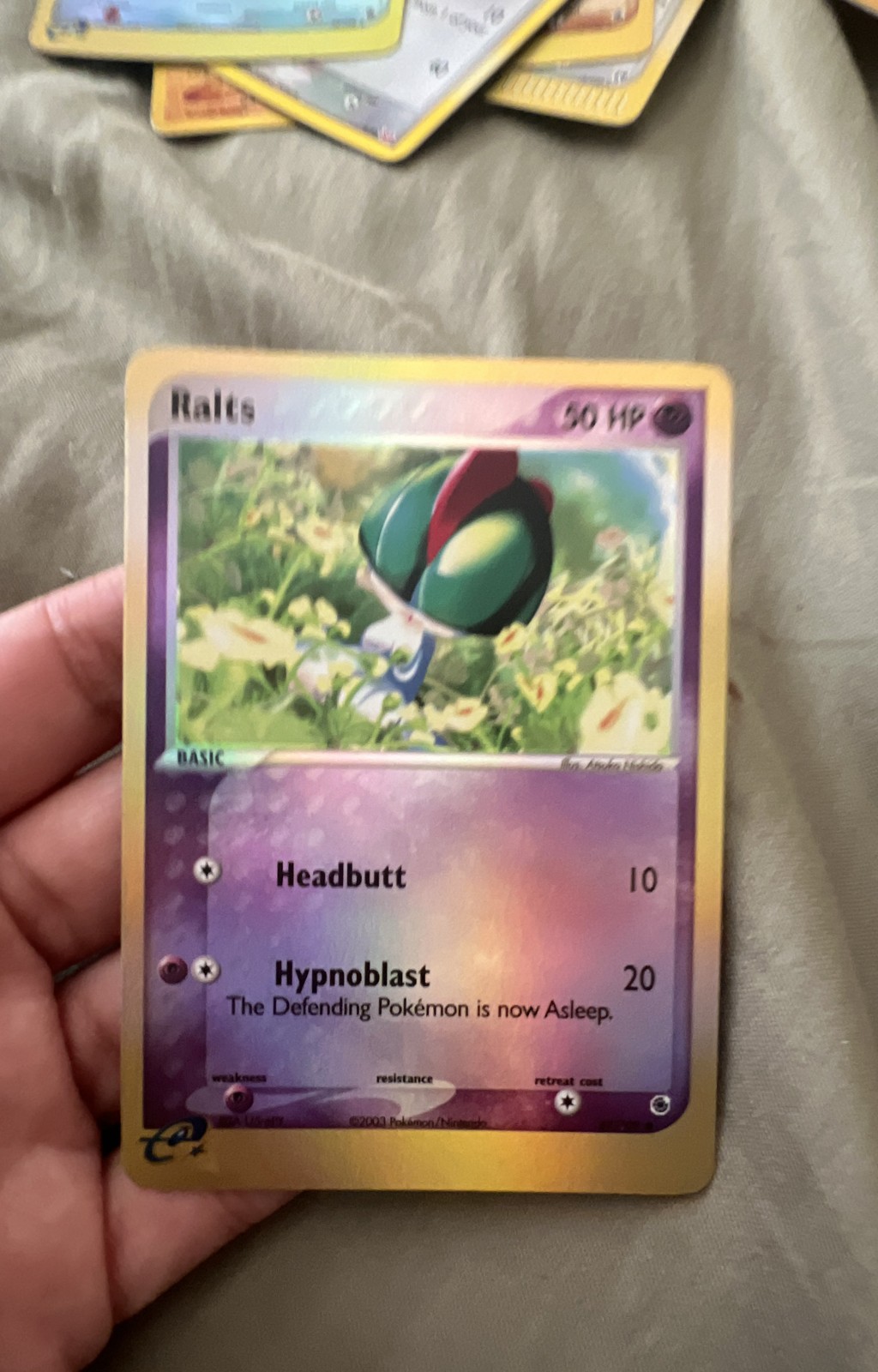 Ralts 67/109 Ruby and Sapphire Reverse Holo