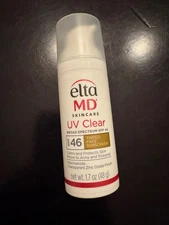 EltaMD UV Clear Tinted Face Sunscreen SPF 46 Expires 8/2028, New Without Box FS