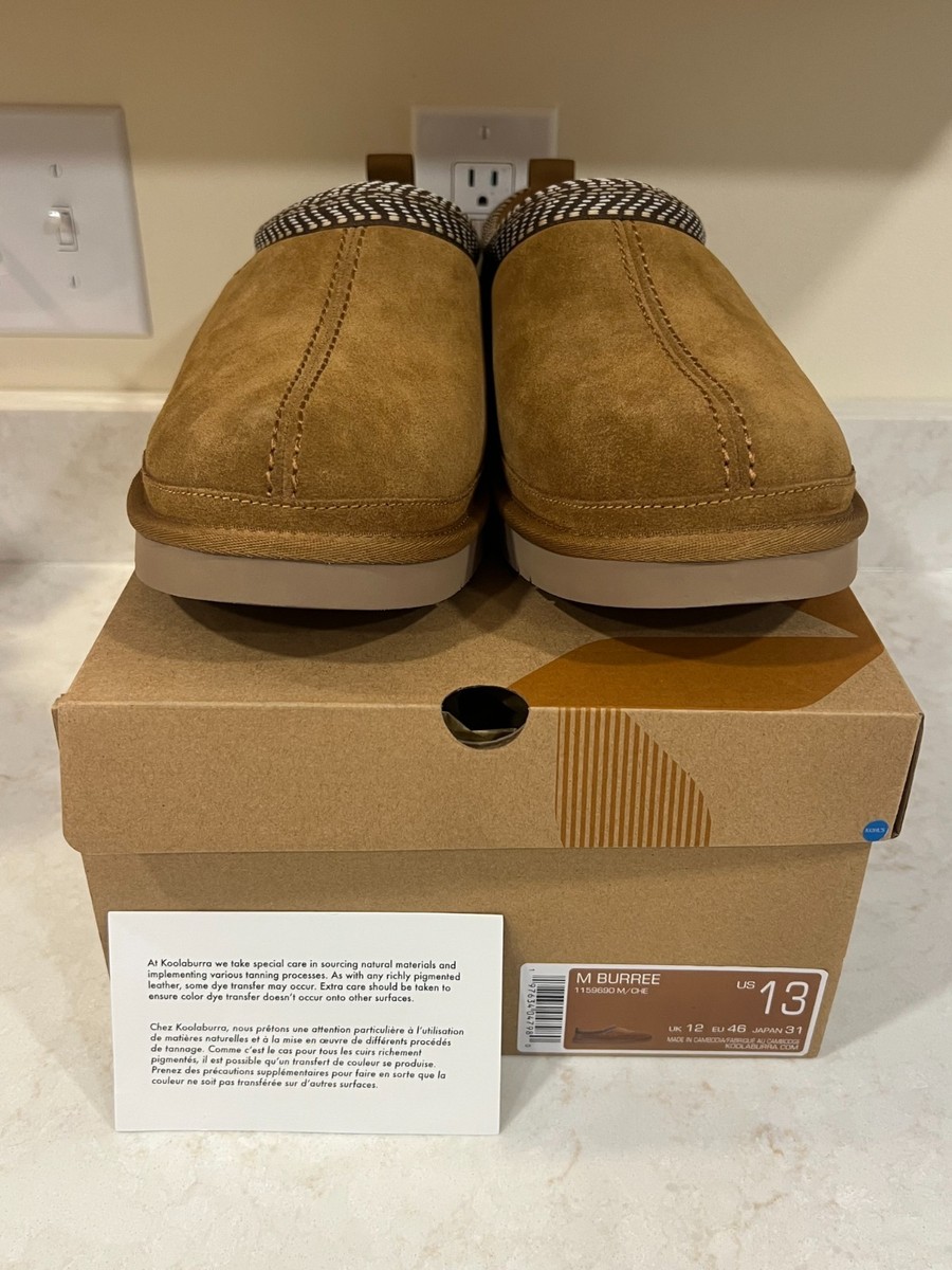 Koolaburra by UGG® Burree Mens 12 Brown Suede Slide Slippers NIB New men main image 4