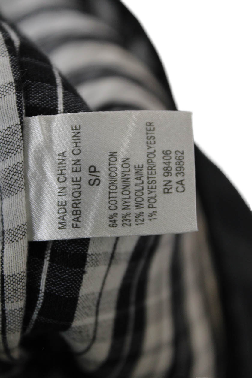 Theory Women Basic Striped Collared Button-Up Bla… - image 5