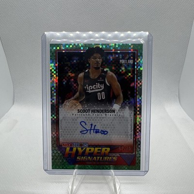 Scoot Henderson 2026 Topps NBA Hoops Hyper Signatures AUTO /75 #HHS-SH Blazers